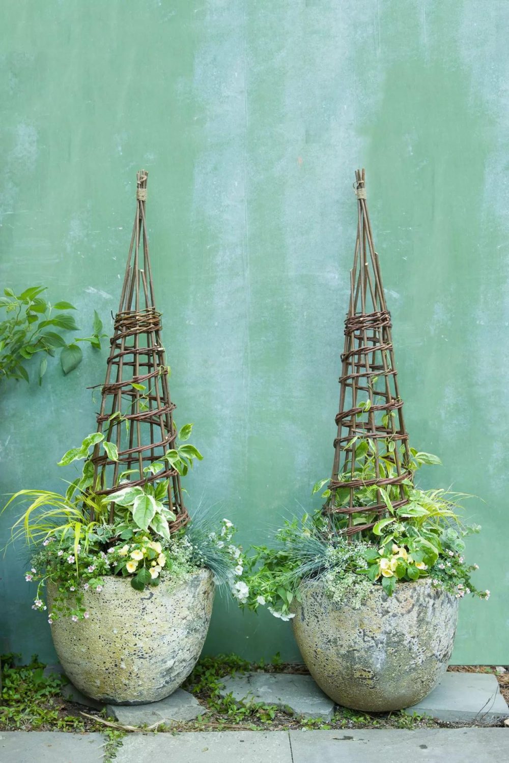 Garden Accents | Willow Garden Obelisk Natural Garden Garden Accents