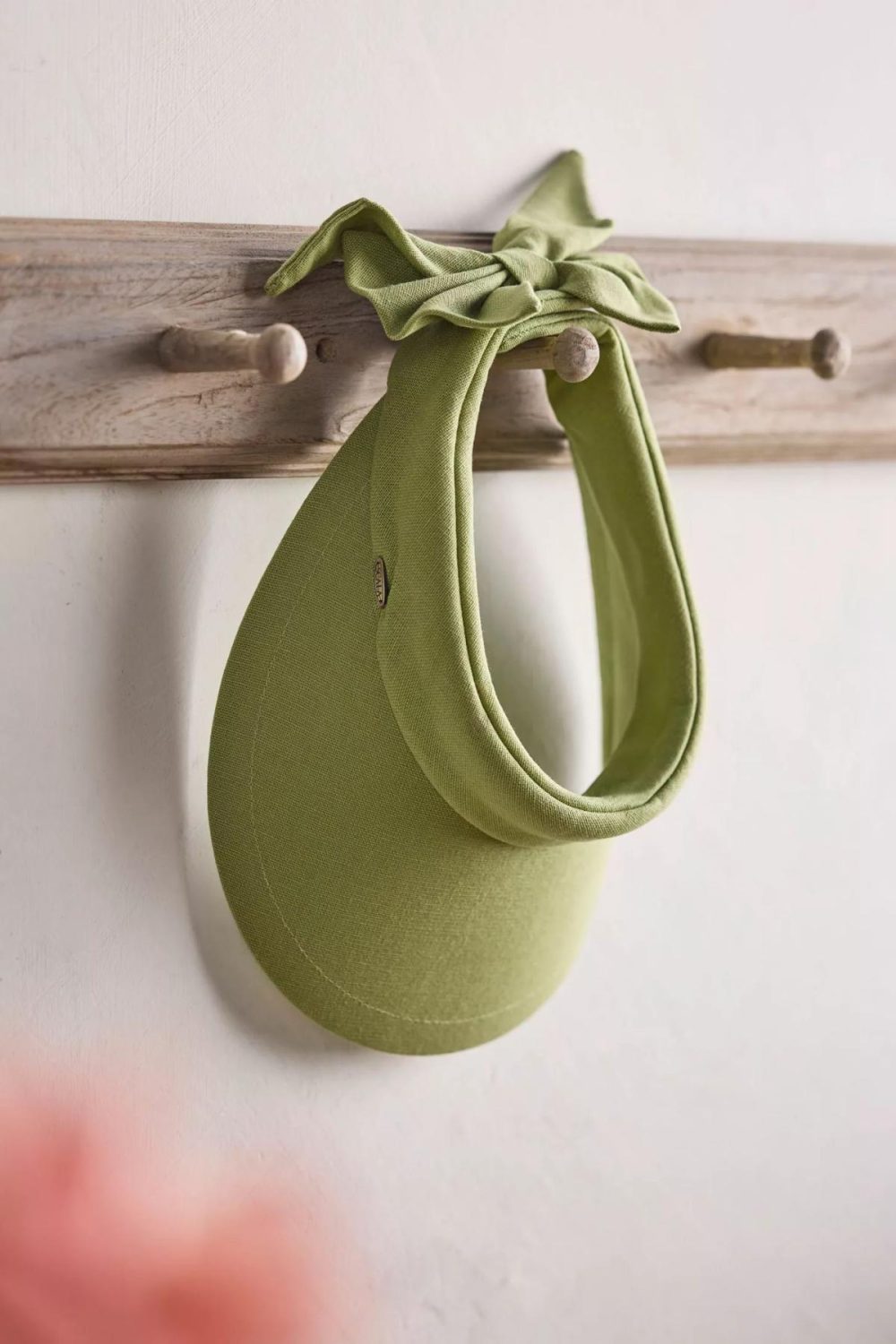 Garden Apparel | Bow Cotton Visor Moss Garden Garden Apparel