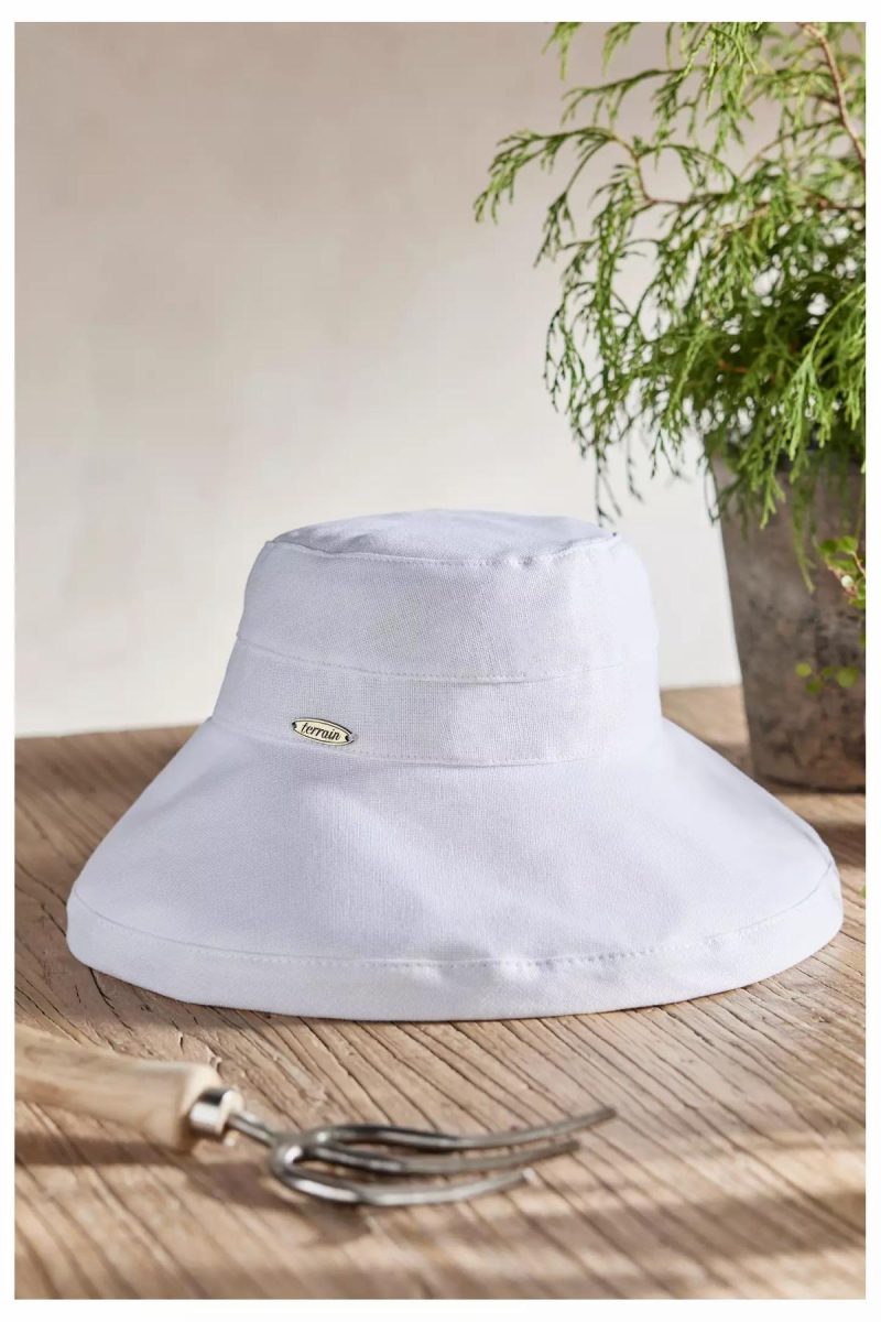 Garden Apparel | Cotton Crusher Hat Powder White Garden Garden Apparel