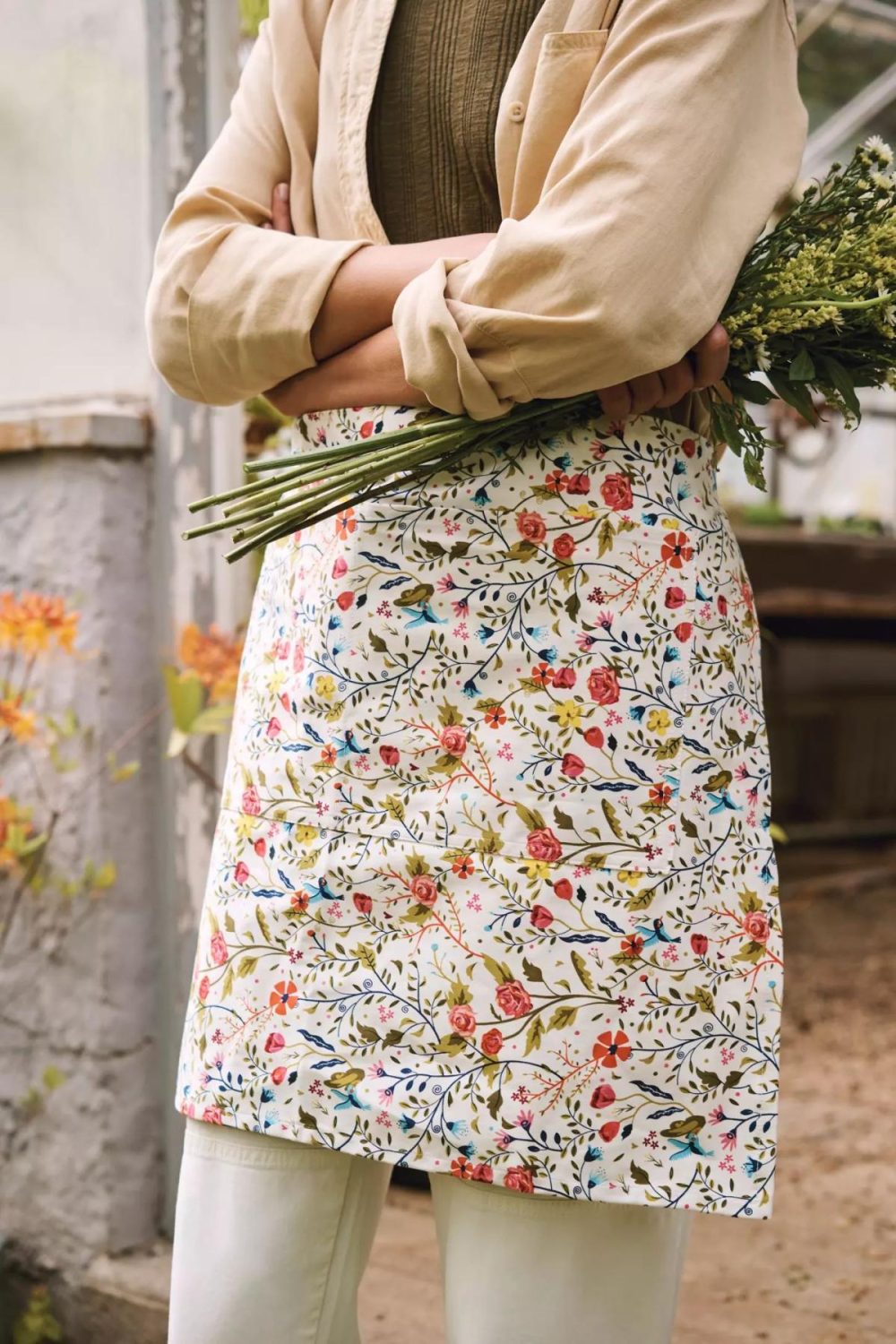 Garden Apparel | Garden Paradise Half Apron Assorted Garden Assorted