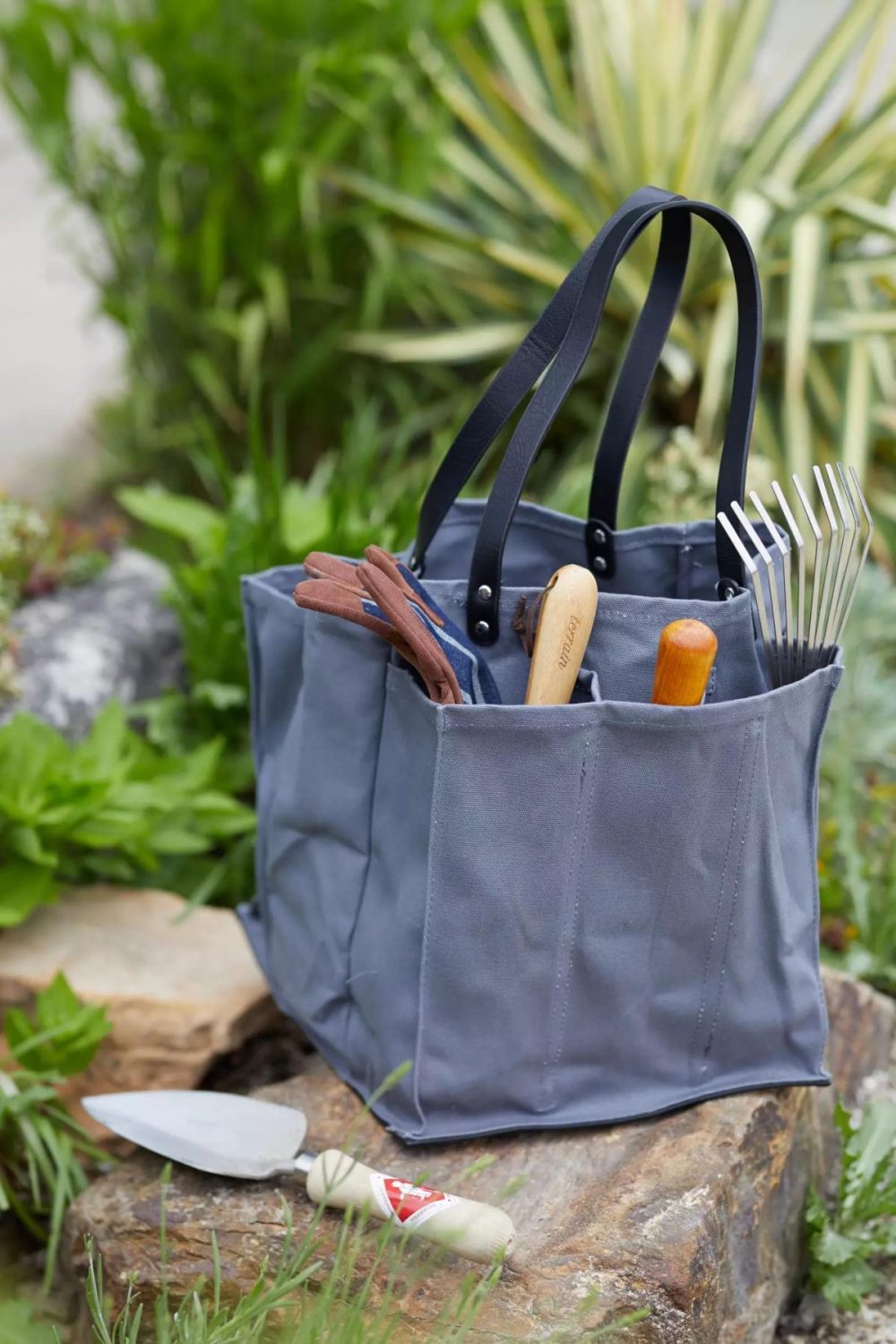 Garden Apparel | Market Tote Grey Garden Garden Apparel