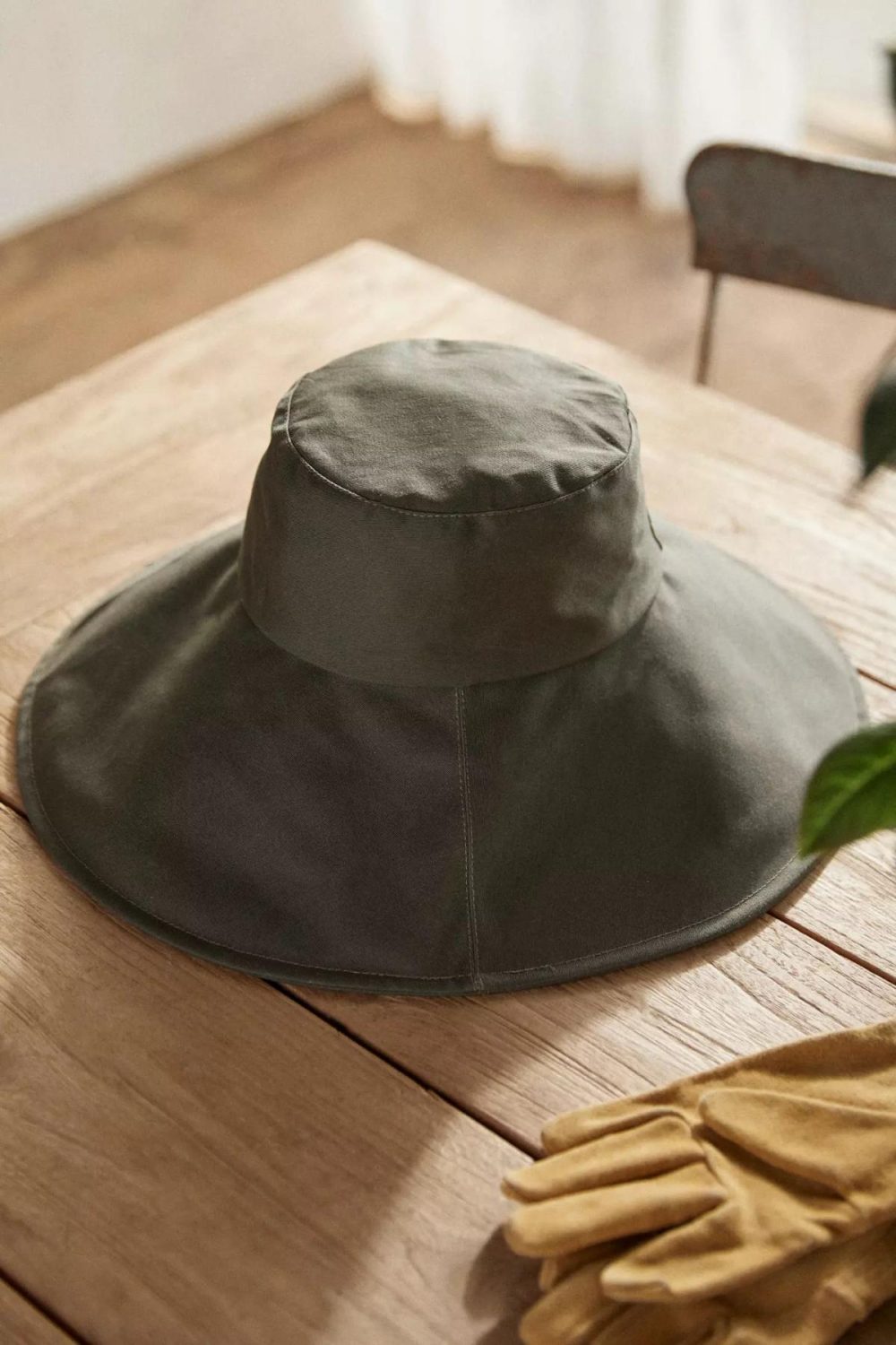 Garden Apparel | Packable Cotton Wide Brim Sun Hat Green Garden Garden Apparel