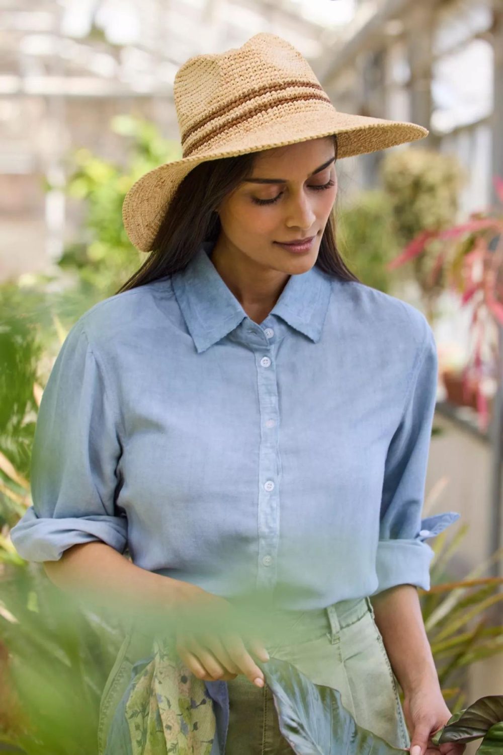 Garden Apparel | Raffia Rancher Hat Brown Garden Brown