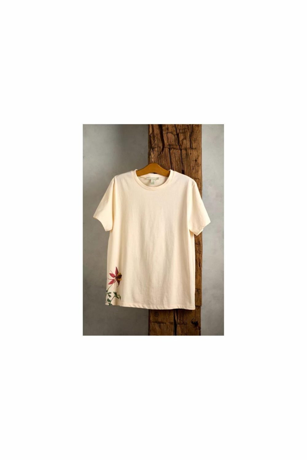 Garden Apparel | Terrain Floral Cotton Tee Ivory Garden Garden Apparel