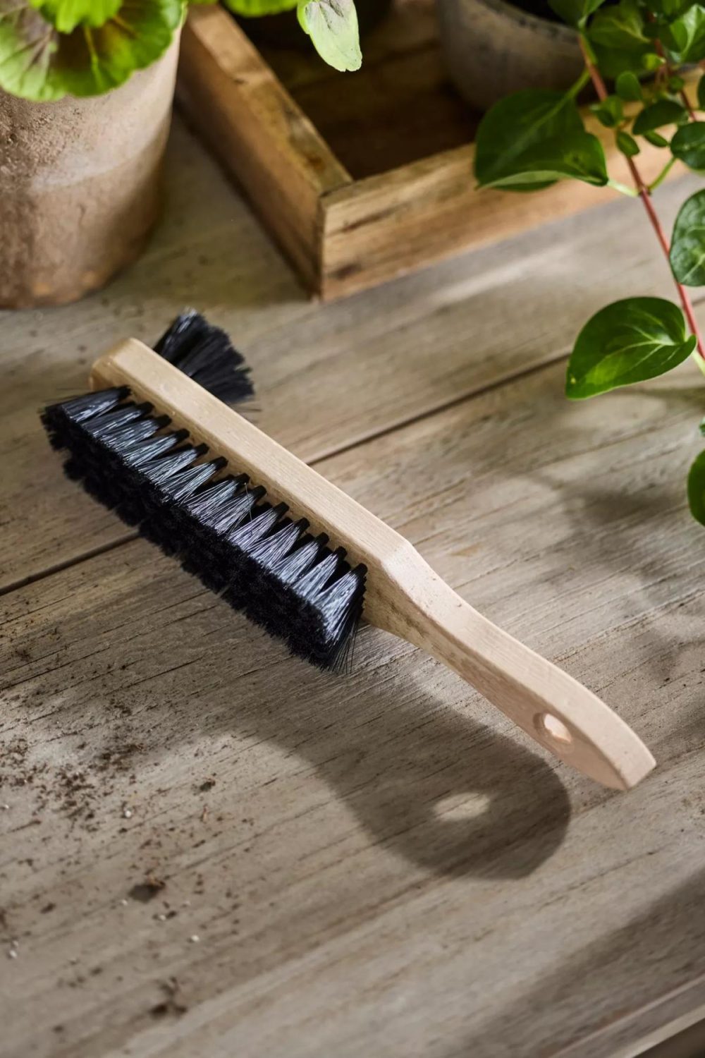 Garden Tools | Beechwood Boot Brush Natural Garden Garden Tools