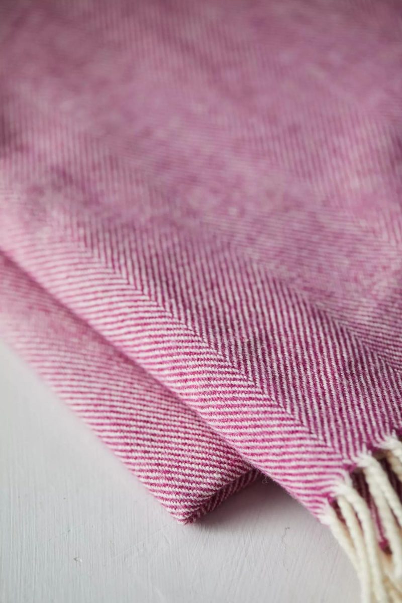 Outdoor Décor | Beetroot Merino Wool Throw Purple Garden Outdoor Décor