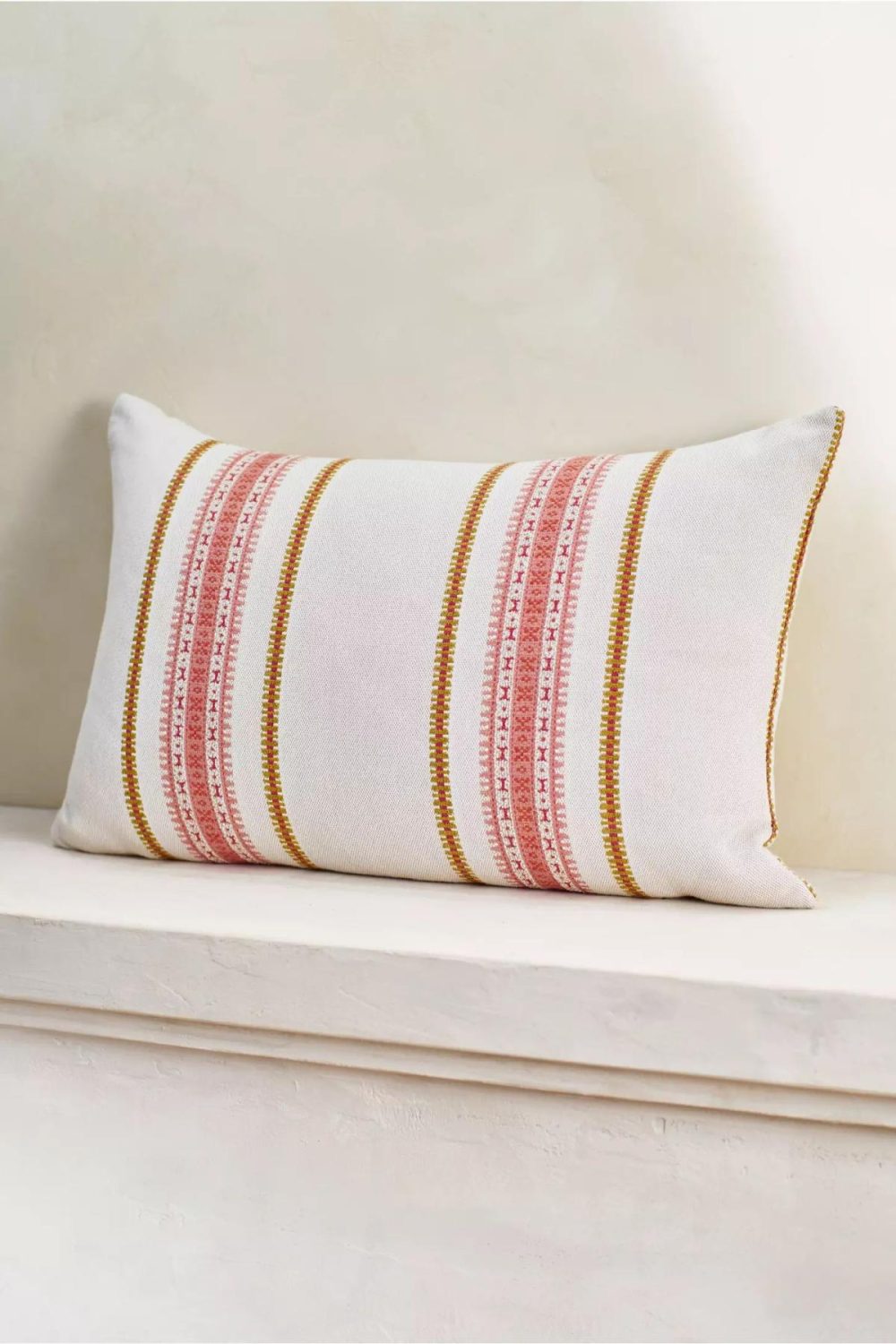 Outdoor Décor | Coral Stripe Outdoor Pillow Coral Garden Coral