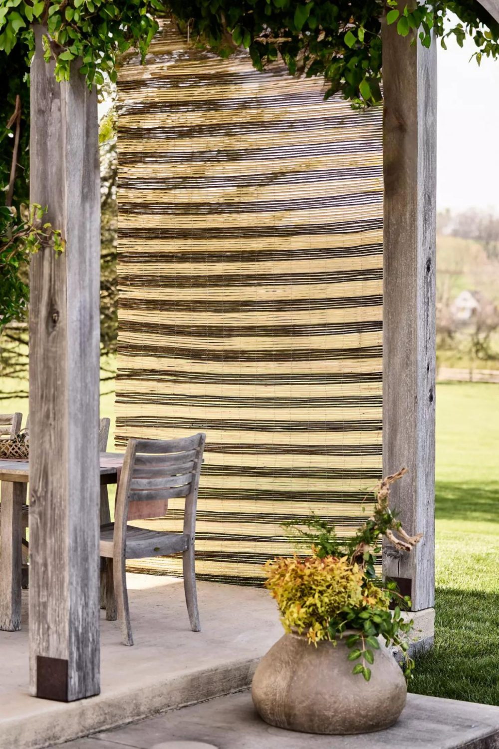 Outdoor Décor | Mixed Willow Privacy Fencing Natural Garden Garden Accents