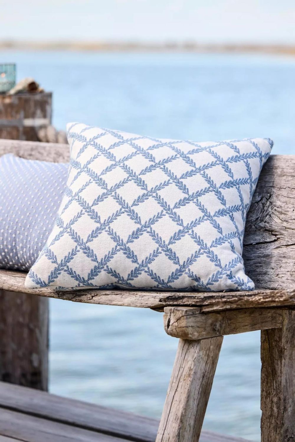 Outdoor Décor | Vine Lattice Outdoor Pillow Sky Garden Outdoor Décor