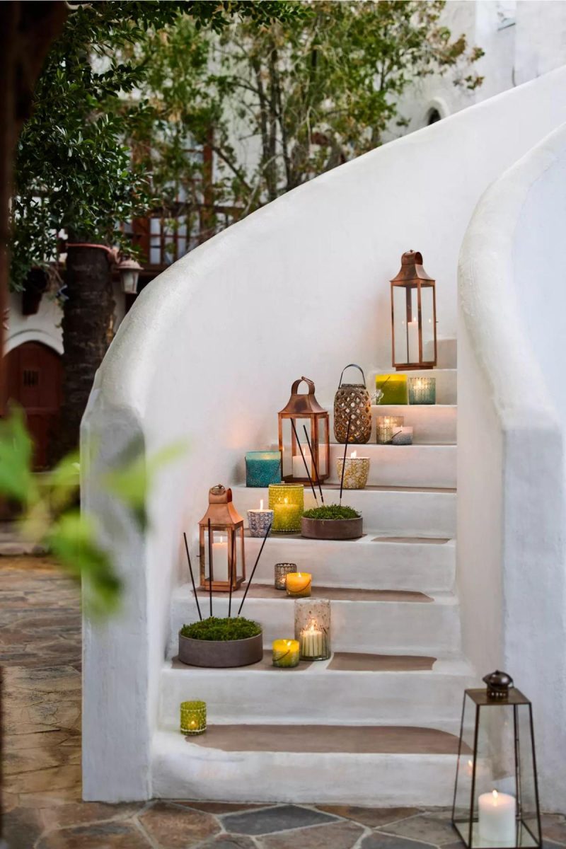 Outdoor Lighting | Brass Pyramid Lantern, Extra Tall Bronze Garden Bronze