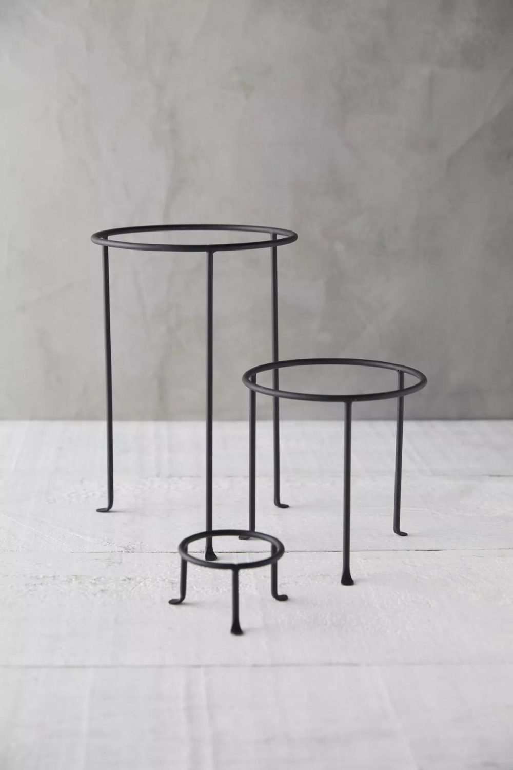 Plant Stands | Matte Black Plant Stand, Tall Black Garden Black