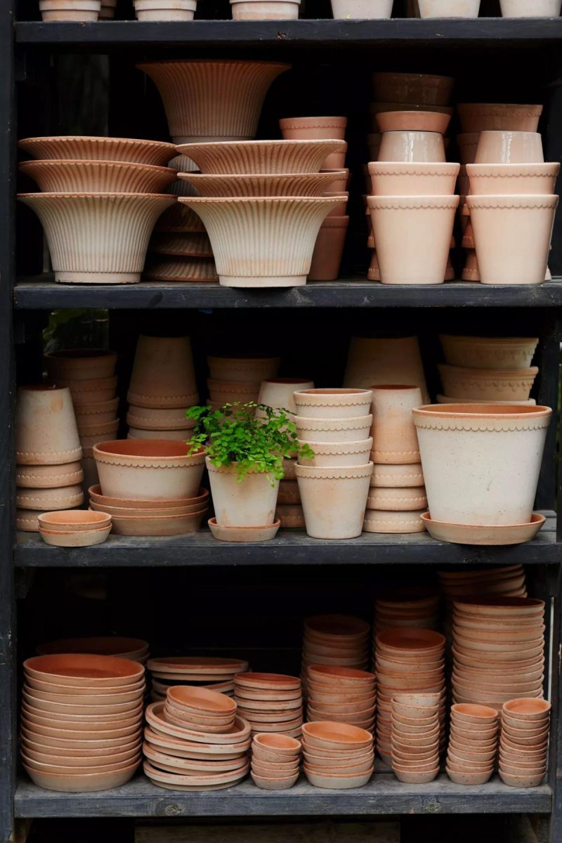 Planters | Bergs Palace Pot + Saucer Rose Garden Outdoor Décor