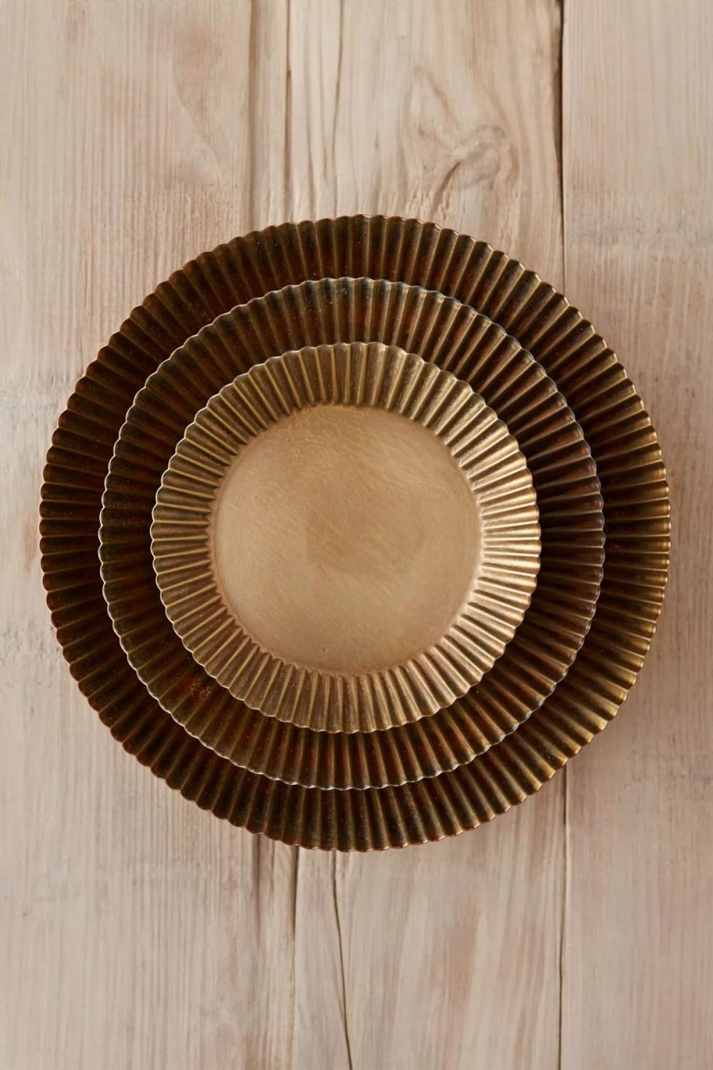 Planters | Habit + Form Tart Plant Tray, Brass Brass Garden Brass