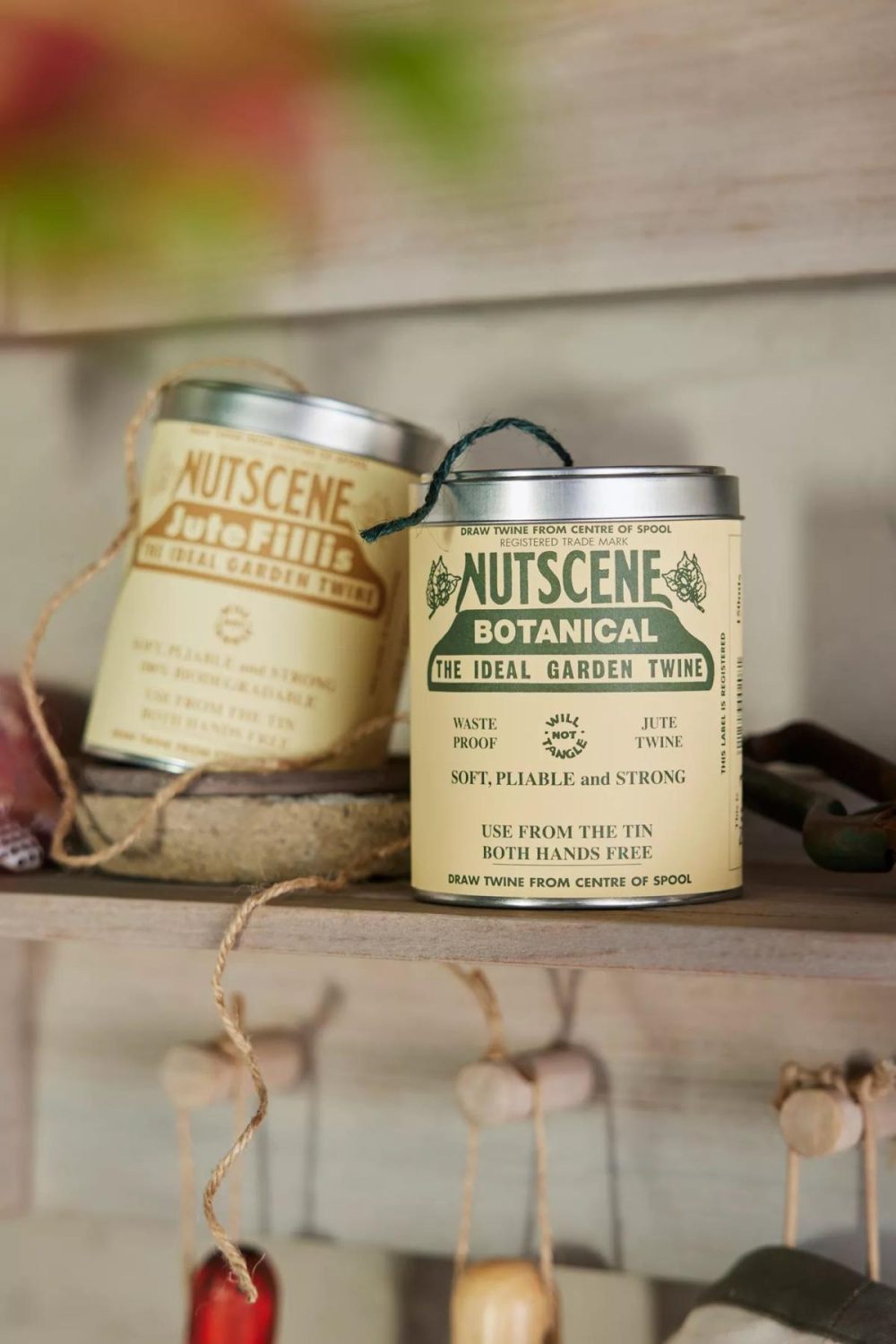 Potting Supplies | Nutscene Tin o’ Twine Green Garden Garden Tools