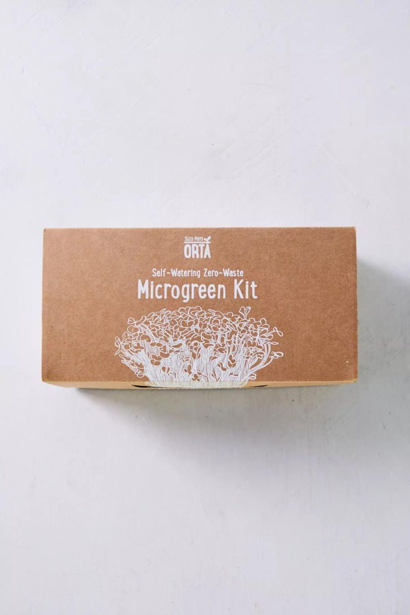 Potting Supplies | Self-Watering Microgreens Growing Kit Grey Garden Grey